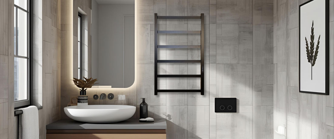 Где разместить электрический полотенцесушитель