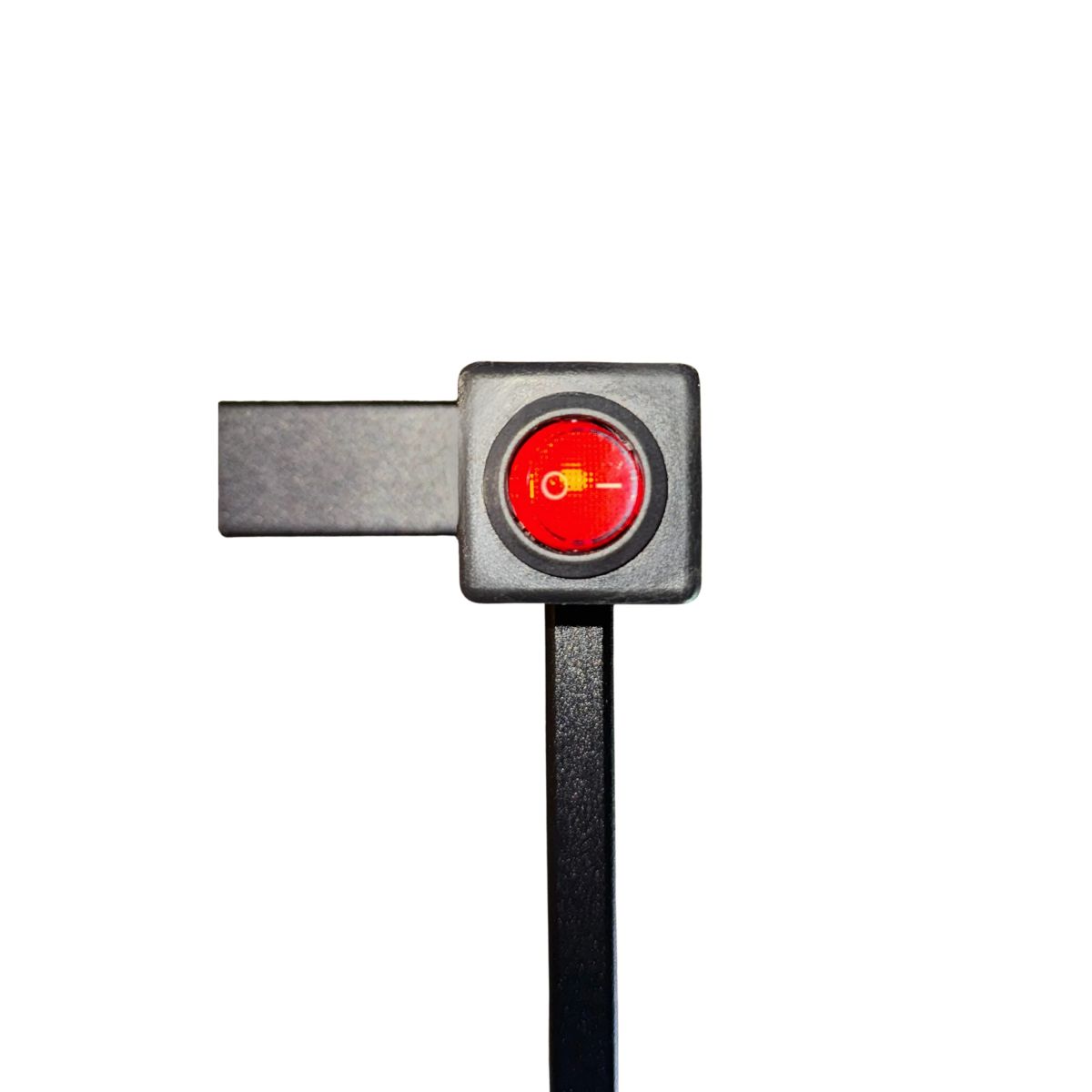 Рушникосушарка електрична Carino ARIANNA з кнопкою Чорний глянець 590*490