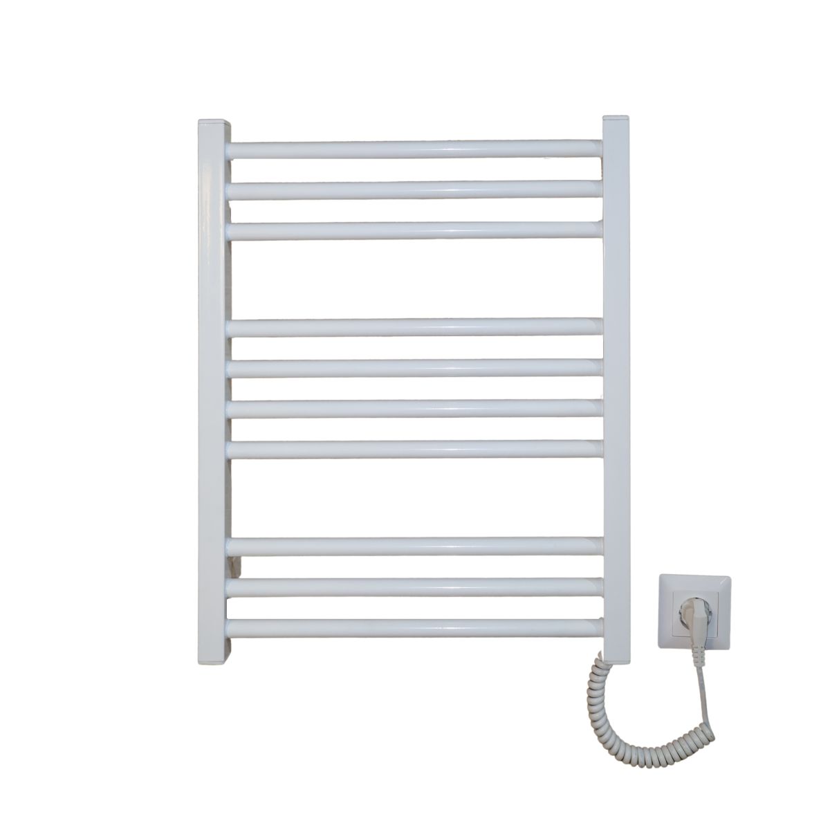 Рушникосушарка електрична Carino ARIANNA з кнопкою Білий глянець 590*490