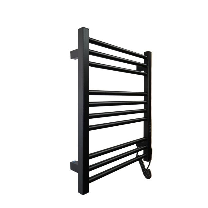 Рушникосушарка електрична Carino ARIANNA з контроллером Чорний матовий 590*490