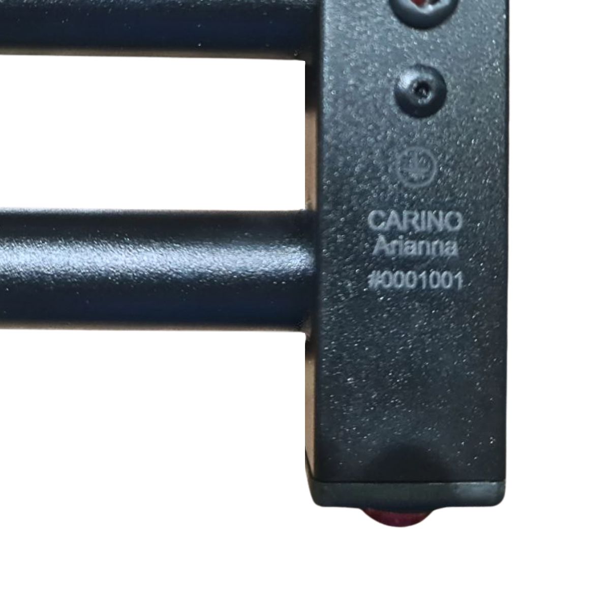 Рушникосушарка електрична Carino ARIANNA з контроллером Чорний матовий 590*490