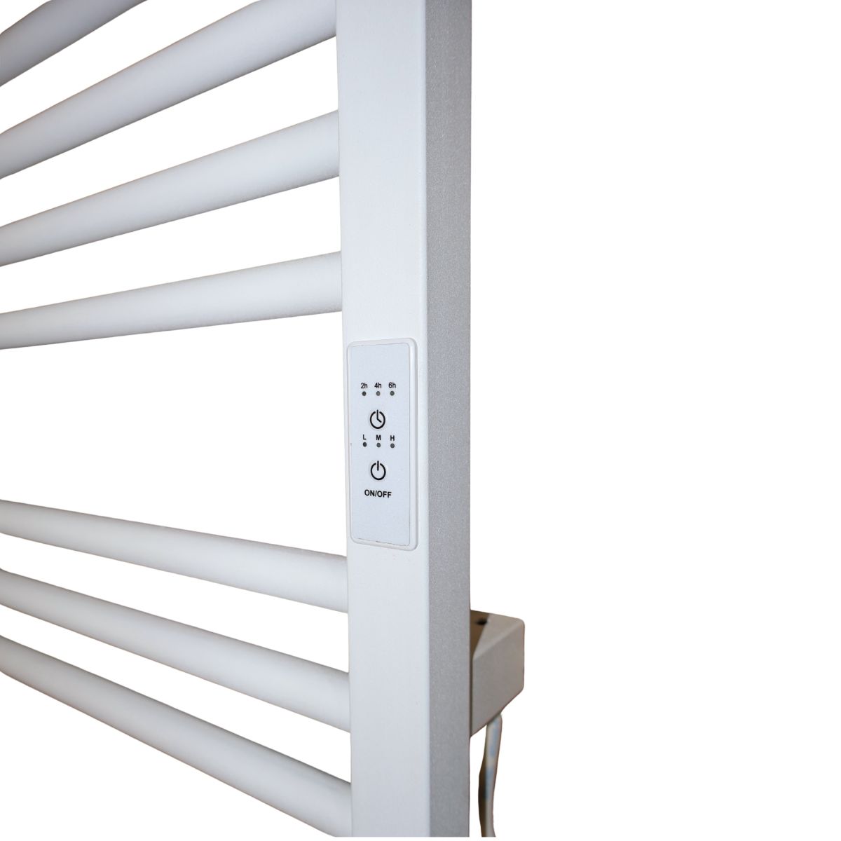 Рушникосушарка електрична Carino ARIANNA з контроллером Білий матовий 590*490