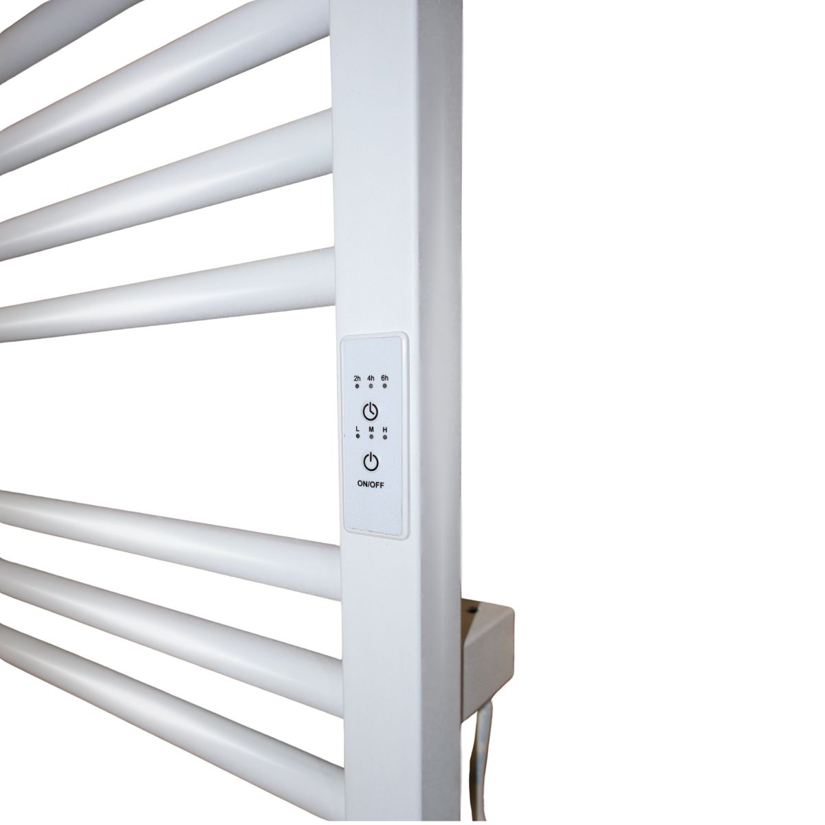 Рушникосушарка електрична Carino ARIANNA з контроллером Білий глянець 590*490