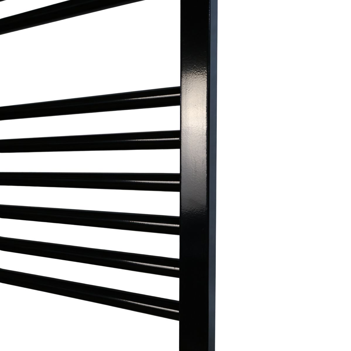 Рушникосушарка електрична Carino ARIANNA з кнопкою Чорний глянець 790*490