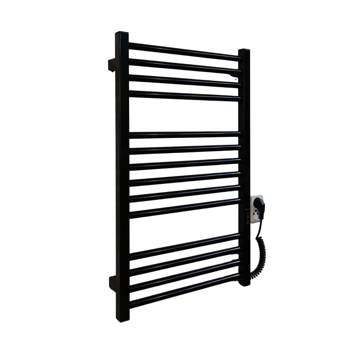 Рушникосушарка електрична Carino ARIANNA з контроллером Чорний глянець 790*490