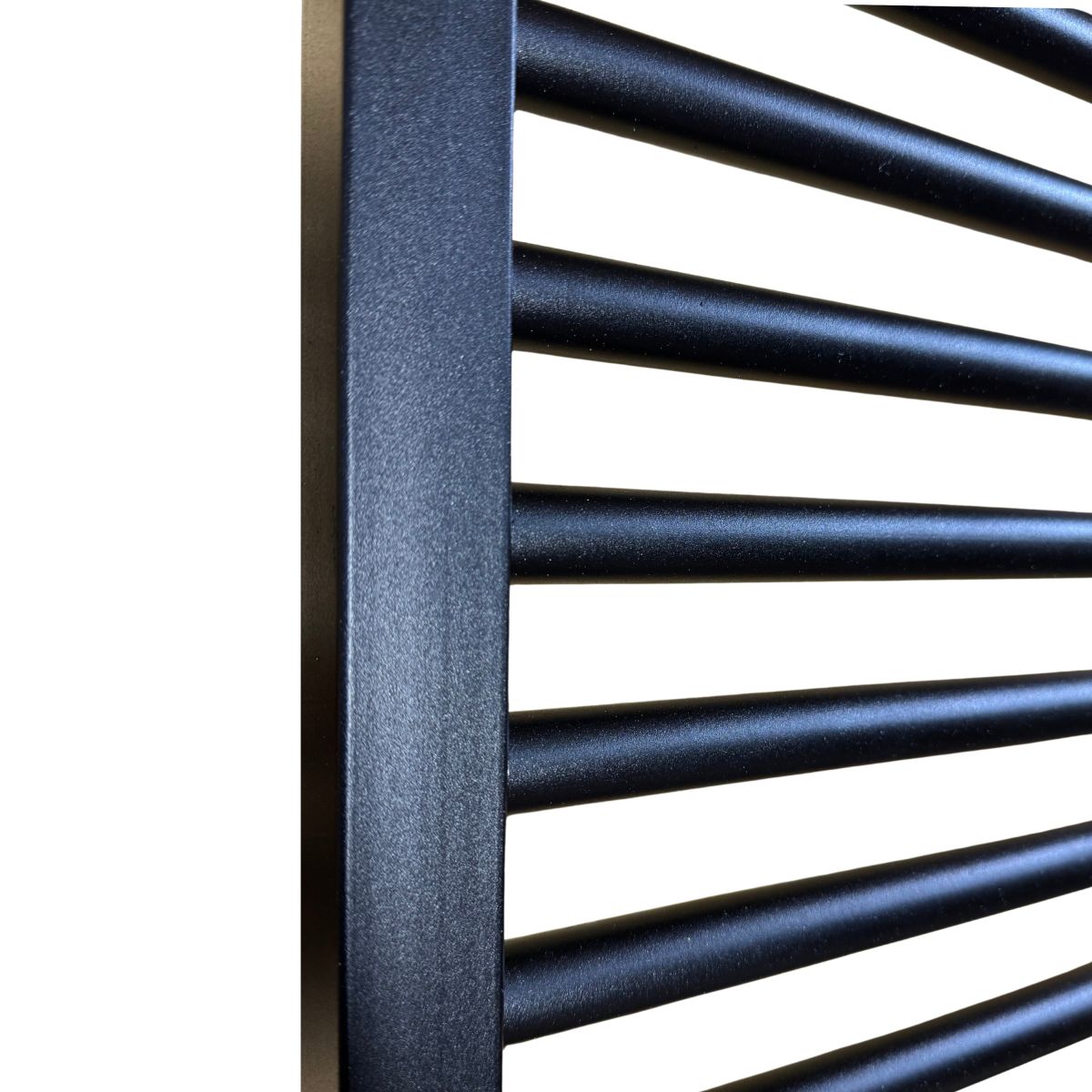 Рушникосушарка електрична Carino ARIANNA з кнопкою Чорний матовий 1190*490