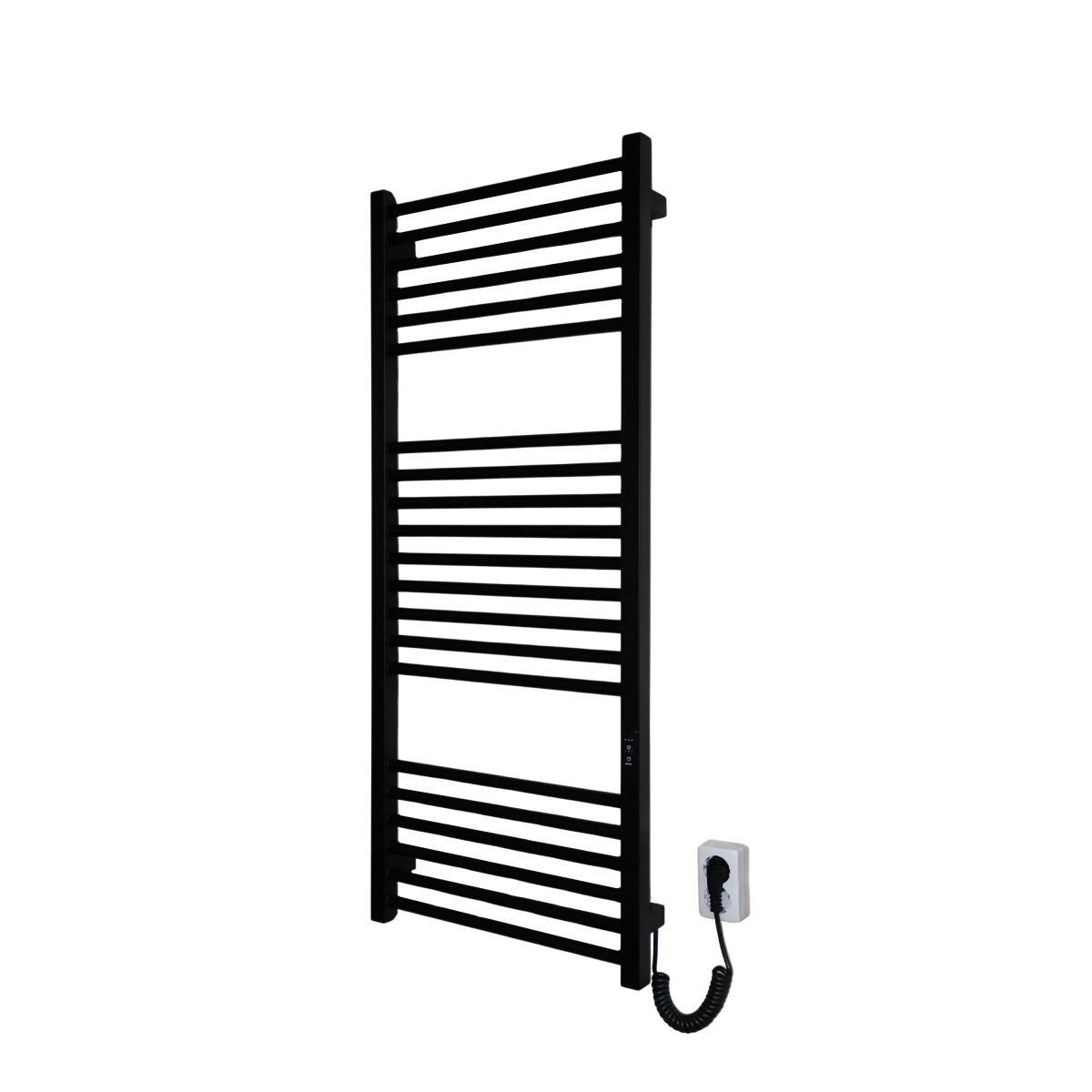 Рушникосушарка електрична Carino ARIANNA з контроллером Чорний матовий 1190*490