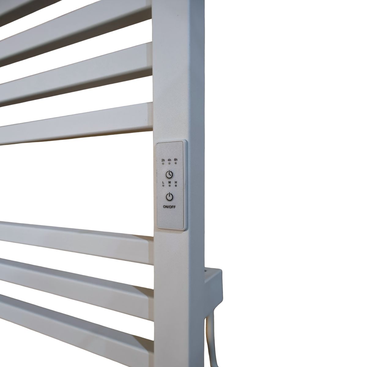 Рушникосушарка електрична Carino LORENZO з контроллером Білий матовий 590*490