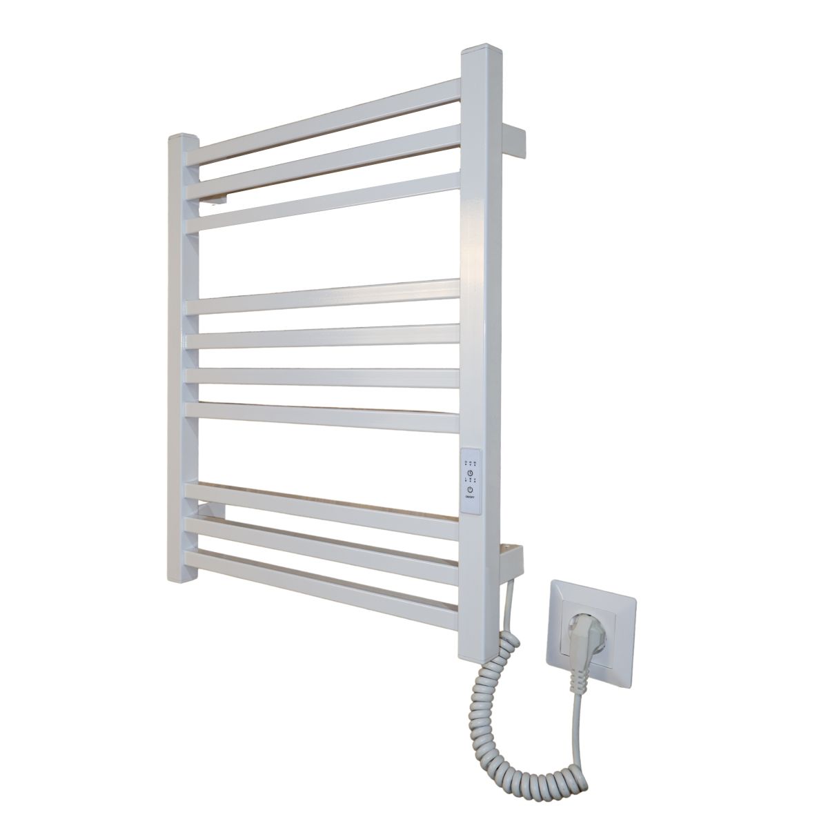 Рушникосушарка електрична Carino LORENZO з контроллером Білий глянець 590*490