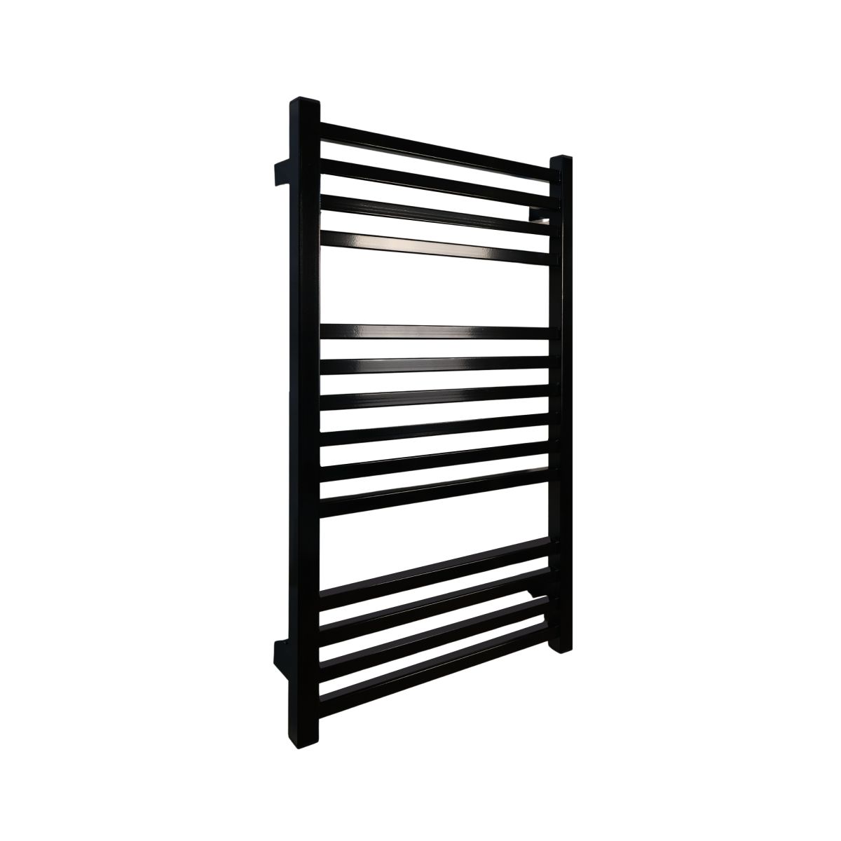 Рушникосушарка електрична Carino LORENZO з кнопкою Чорний глянець 790*490