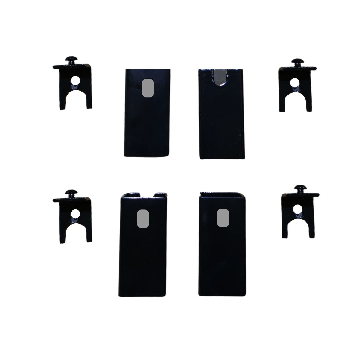 Рушникосушарка електрична Carino LORENZO з кнопкою Чорний глянець 790*490