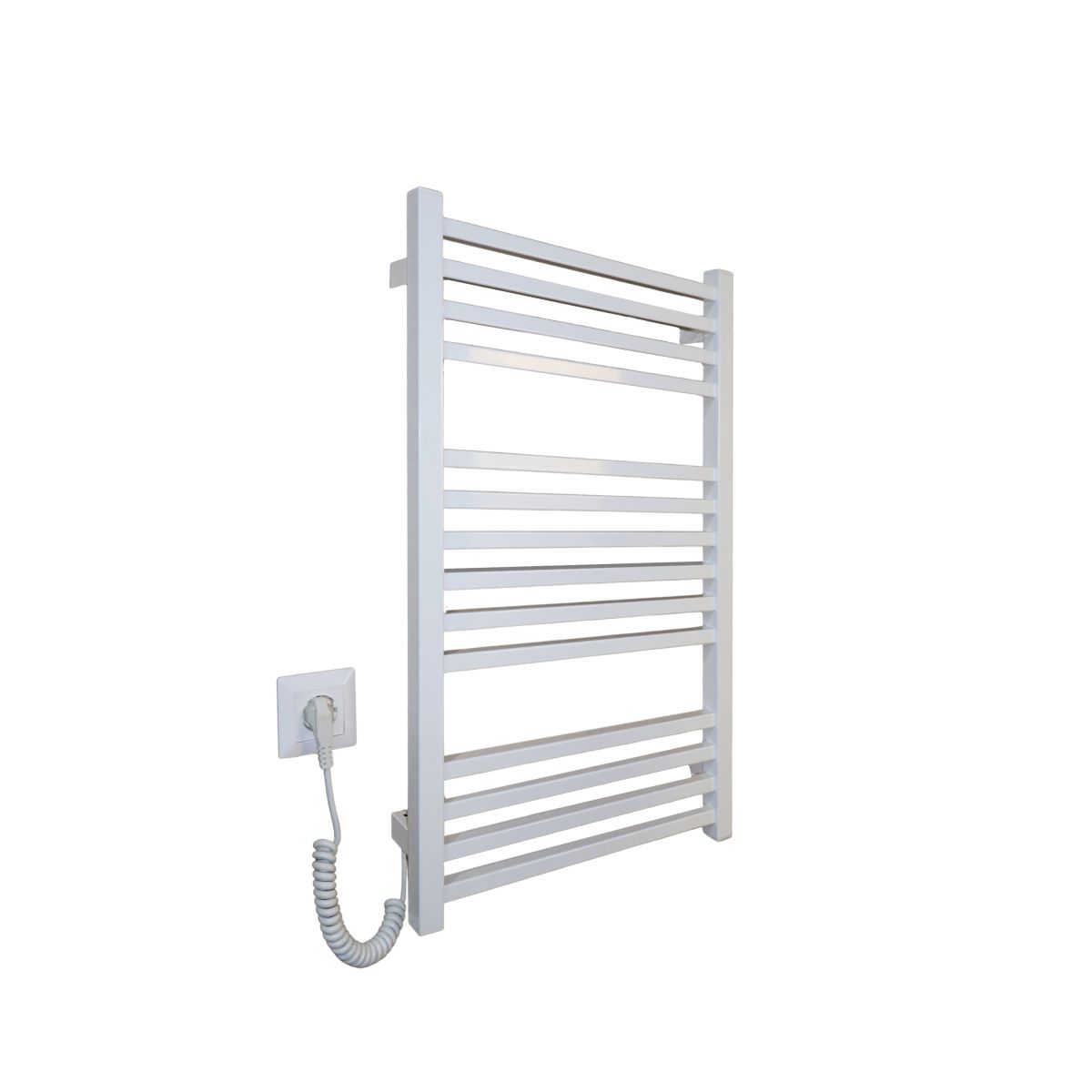 Рушникосушарка електрична Carino LORENZO з кнопкою Білий глянець 790*490