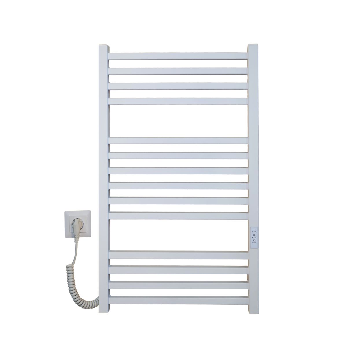 Рушникосушарка електрична Carino LORENZO з контроллером Білий матовий 790*490