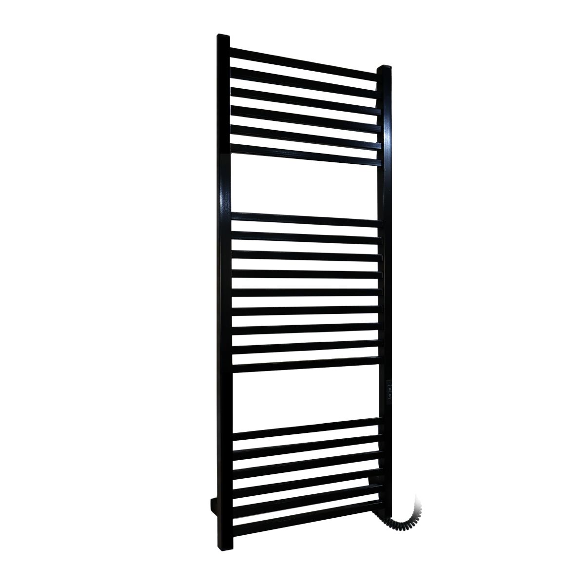 Рушникосушарка електрична Carino LORENZO з контроллером Чорний глянець 1190*490