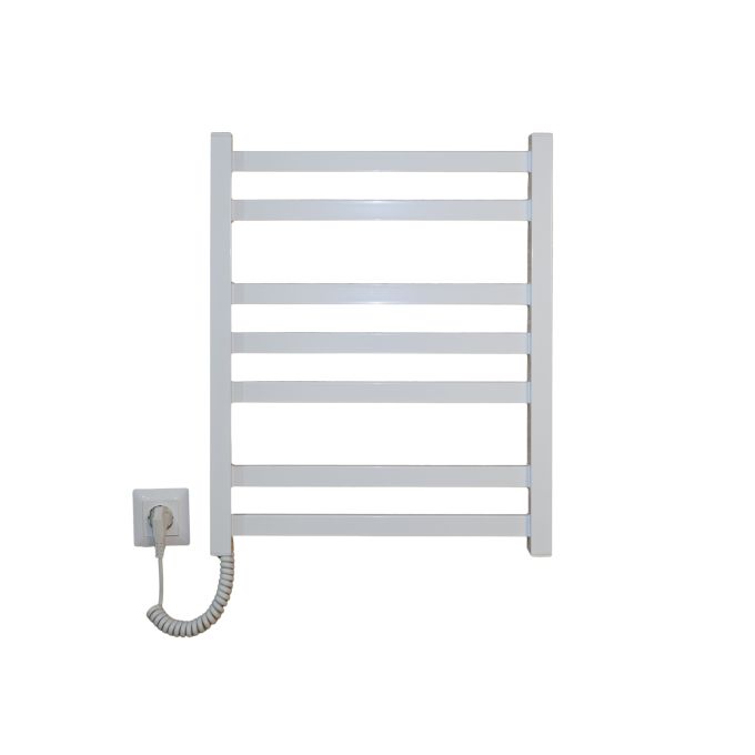 Рушникосушарка електрична Carino RICARDO з кнопкою Білий глянець 590*490