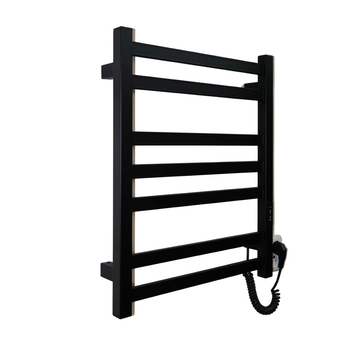 Рушникосушарка електрична Carino RICARDO з контроллером Чорний матовий 590*490