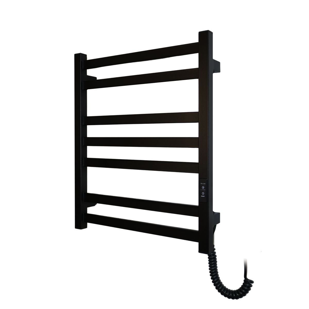 Рушникосушарка електрична Carino RICARDO з контроллером Чорний матовий 590*490