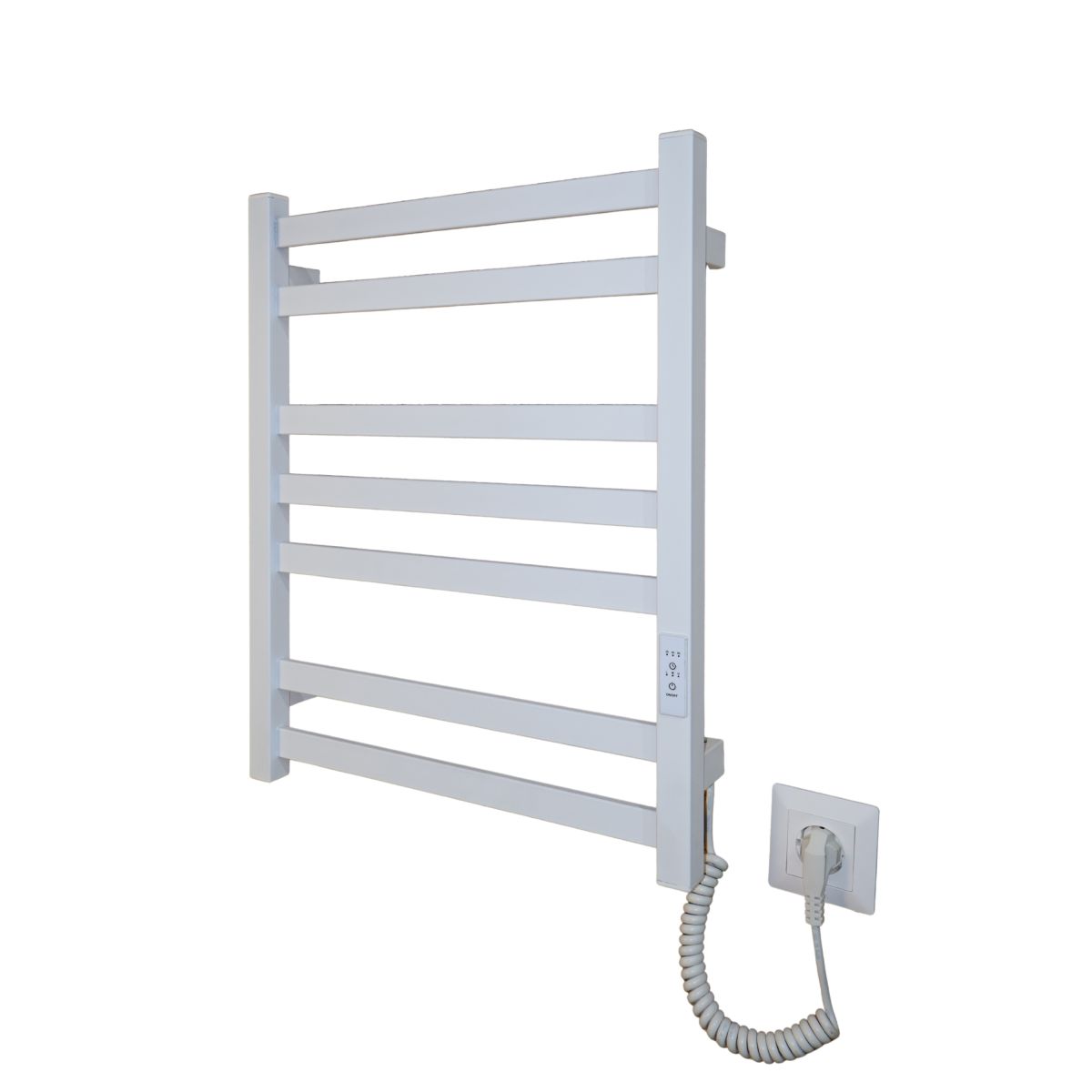 Рушникосушарка електрична Carino RICARDO з контроллером Білий матовий 590*490