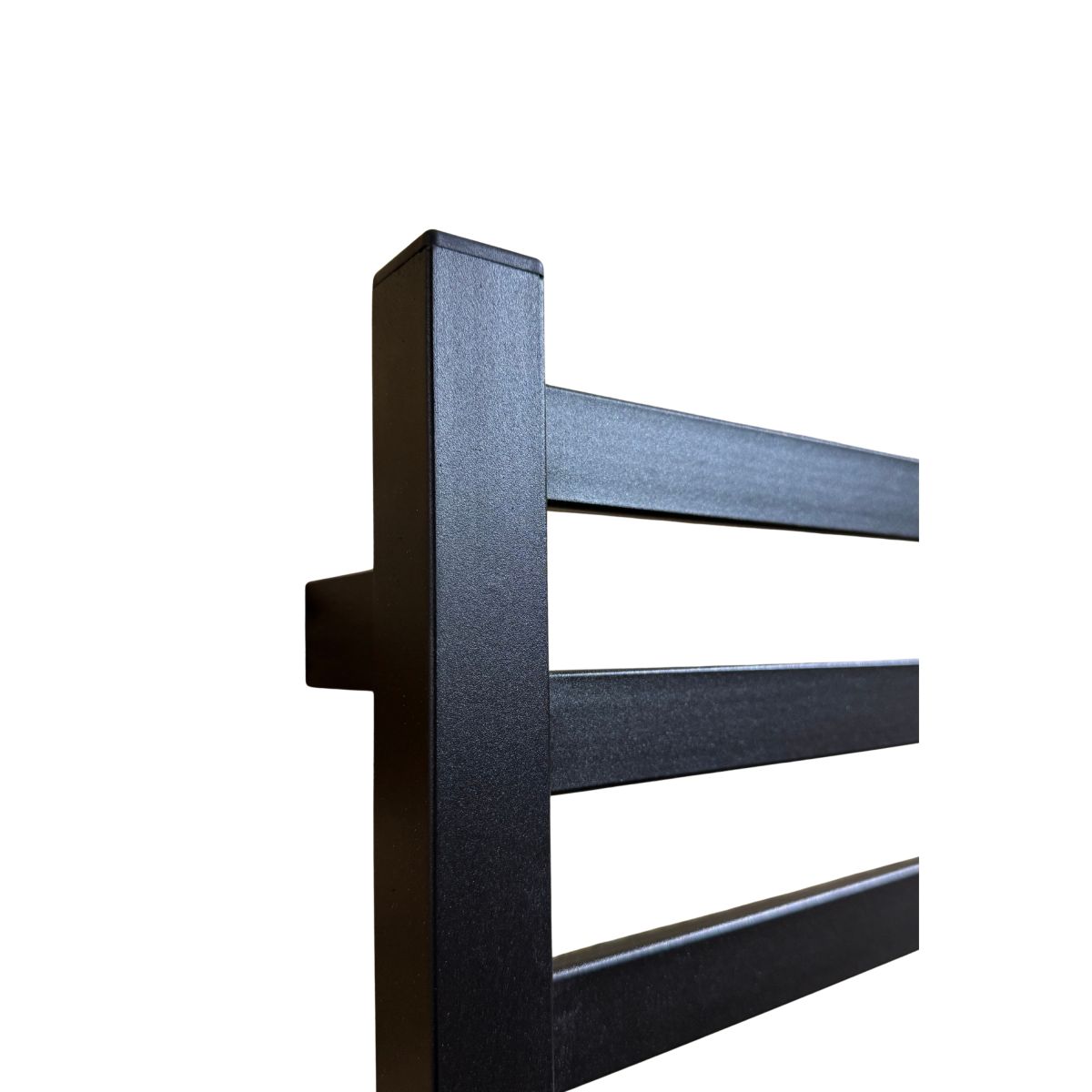 Рушникосушарка електрична Carino RICARDO з кнопкою Чорний матовий 790*490