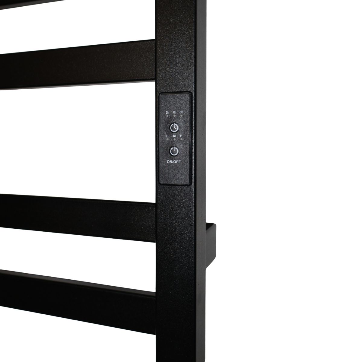 Рушникосушарка електрична Carino RICARDO з контроллером Чорний матовий 790*490