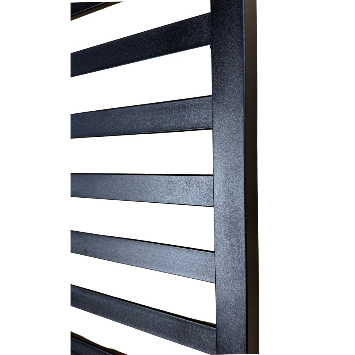 Рушникосушарка електрична Carino RICARDO з кнопкою Чорний матовий 1190*490