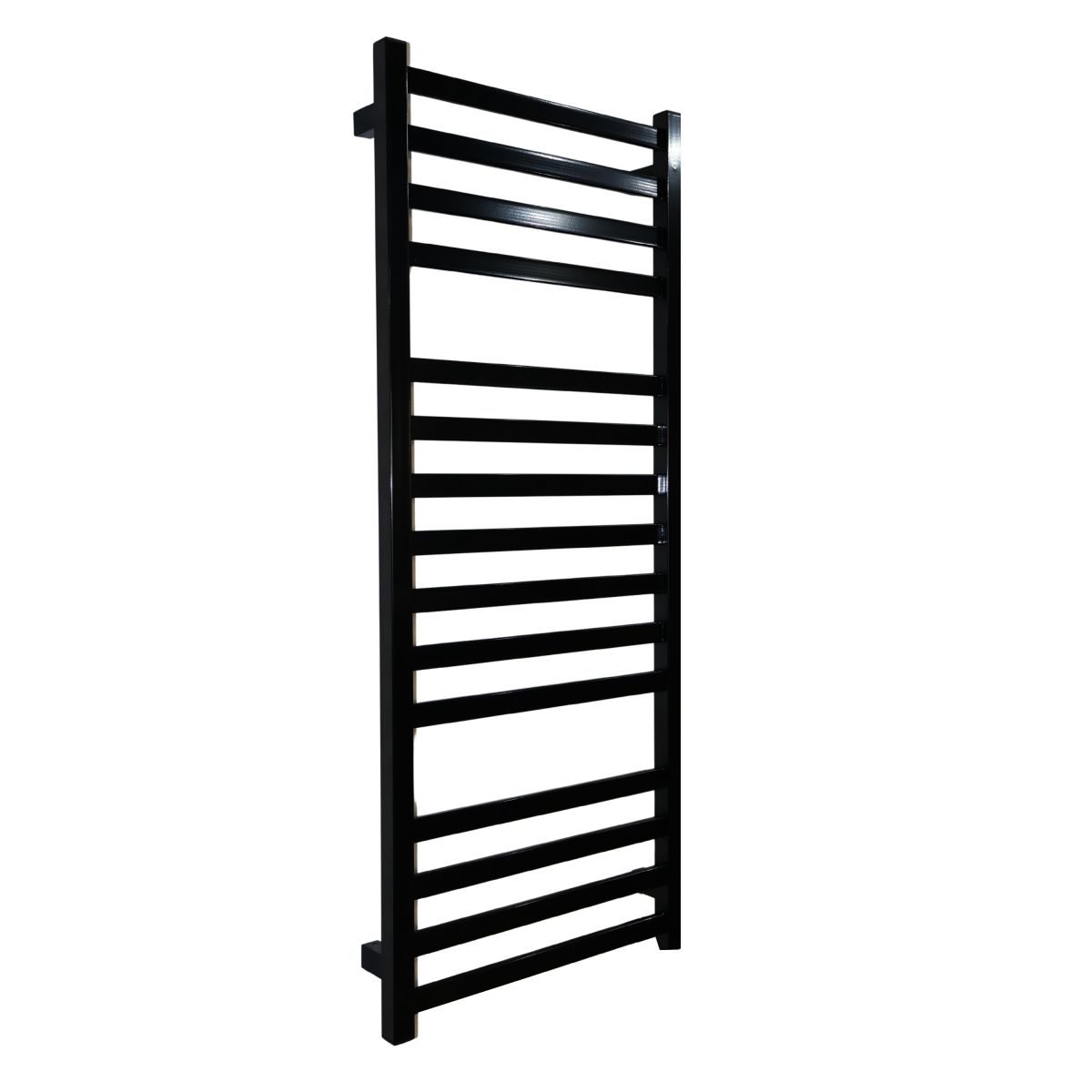 Рушникосушарка електрична Carino RICARDO з кнопкою Чорний глянець 1190*490