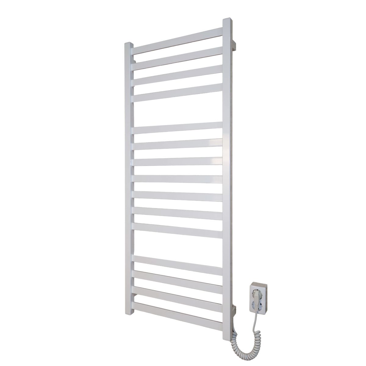 Рушникосушарка електрична Carino RICARDO з кнопкою Білий глянець 1190*490