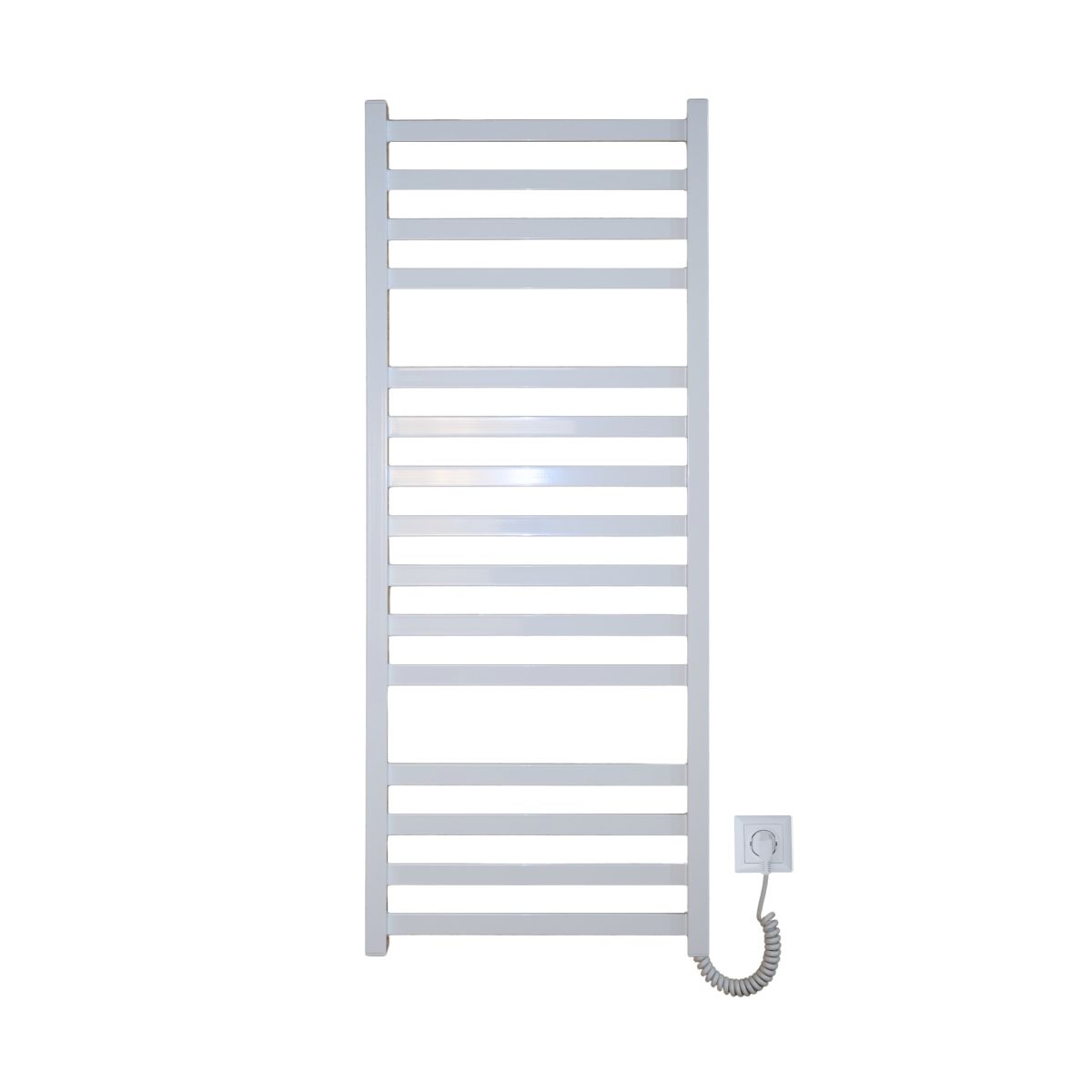 Рушникосушарка електрична Carino RICARDO з кнопкою Білий глянець 1190*490