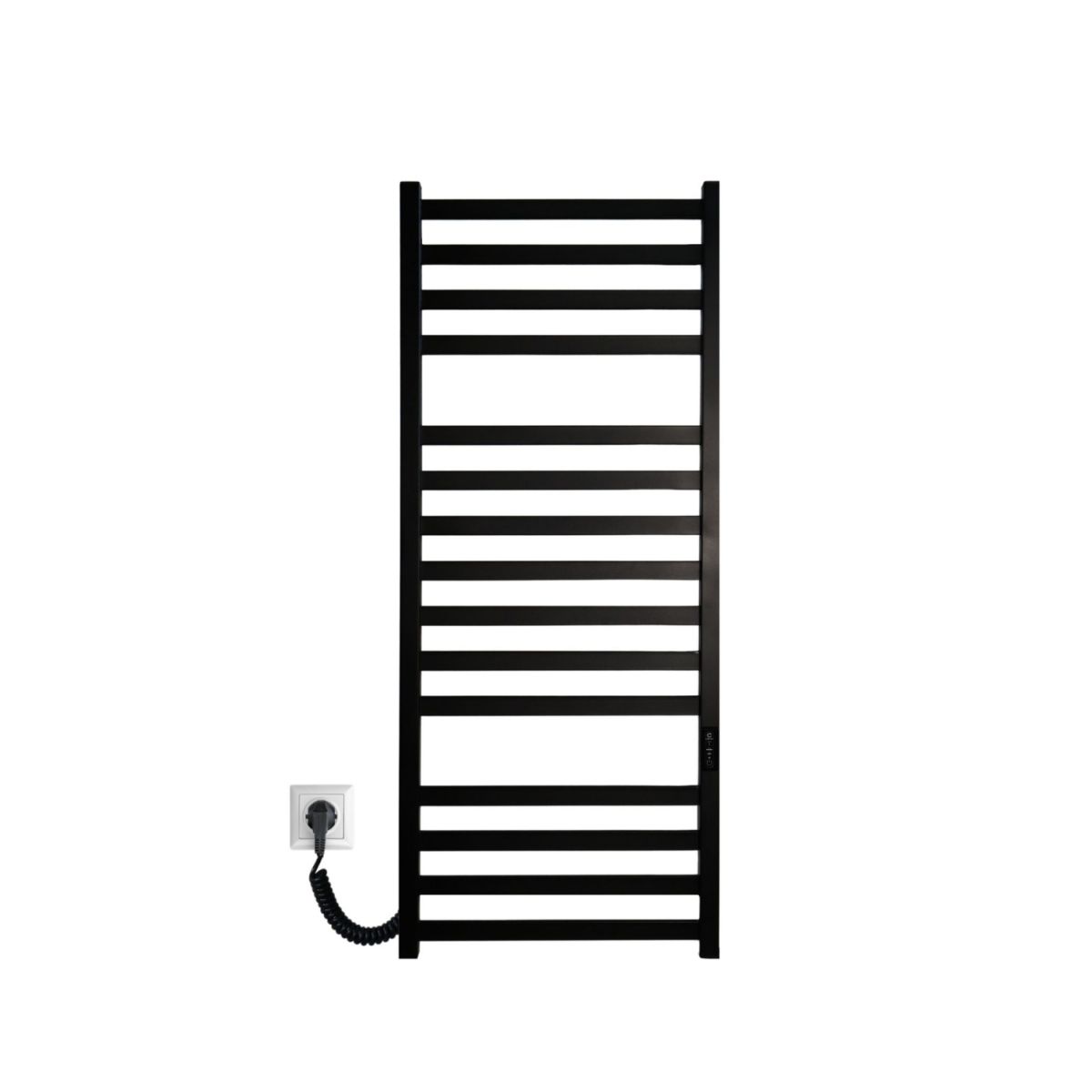 Полотенцесушитель электрический Carino RICARDO с контроллером Черный матовый 1190*490