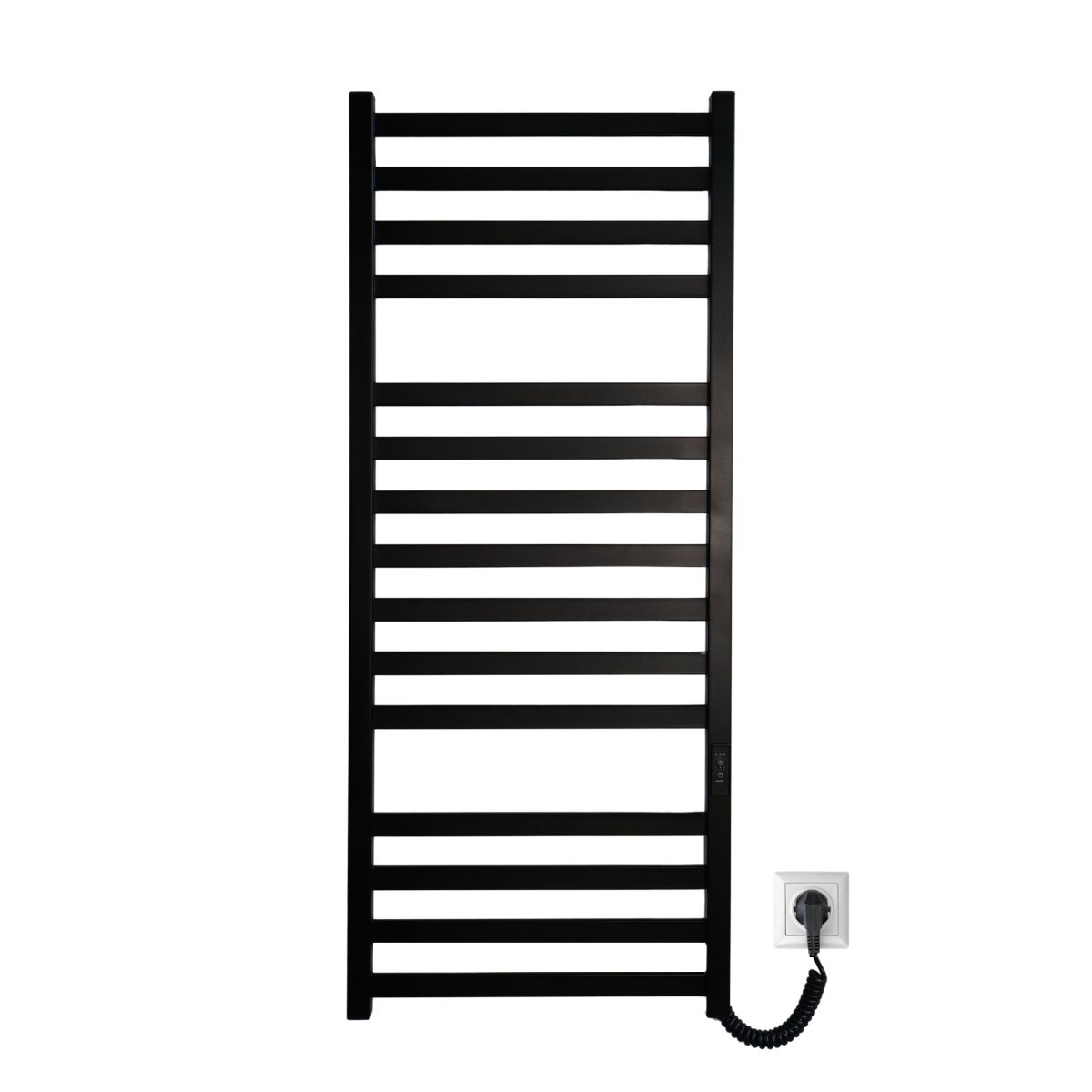 Рушникосушарка електрична Carino RICARDO з контроллером Чорний матовий 1190*490