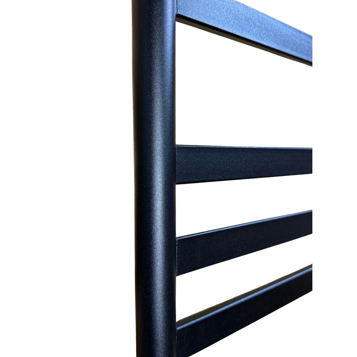 Рушникосушарка електрична Carino MIA з кнопкою Чорний матовий 590*490