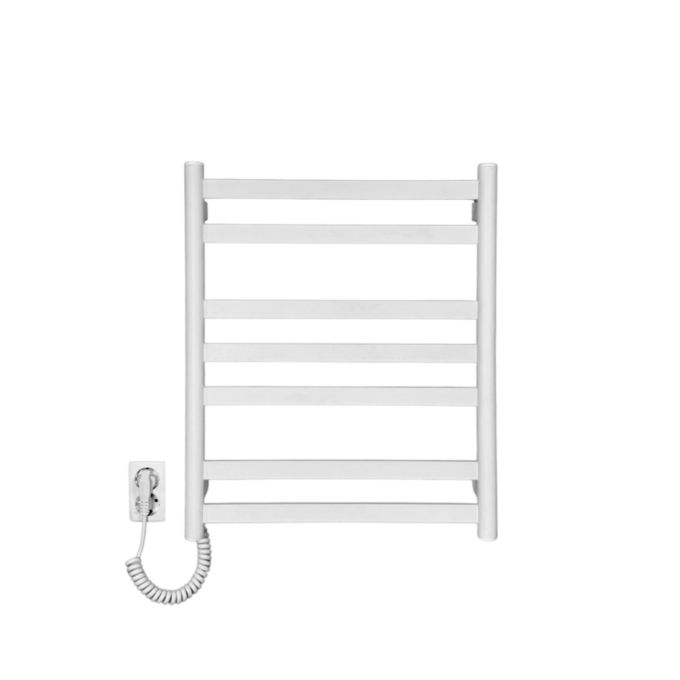 Рушникосушарка електрична Carino MIA з кнопкою Білий матовий 590*490