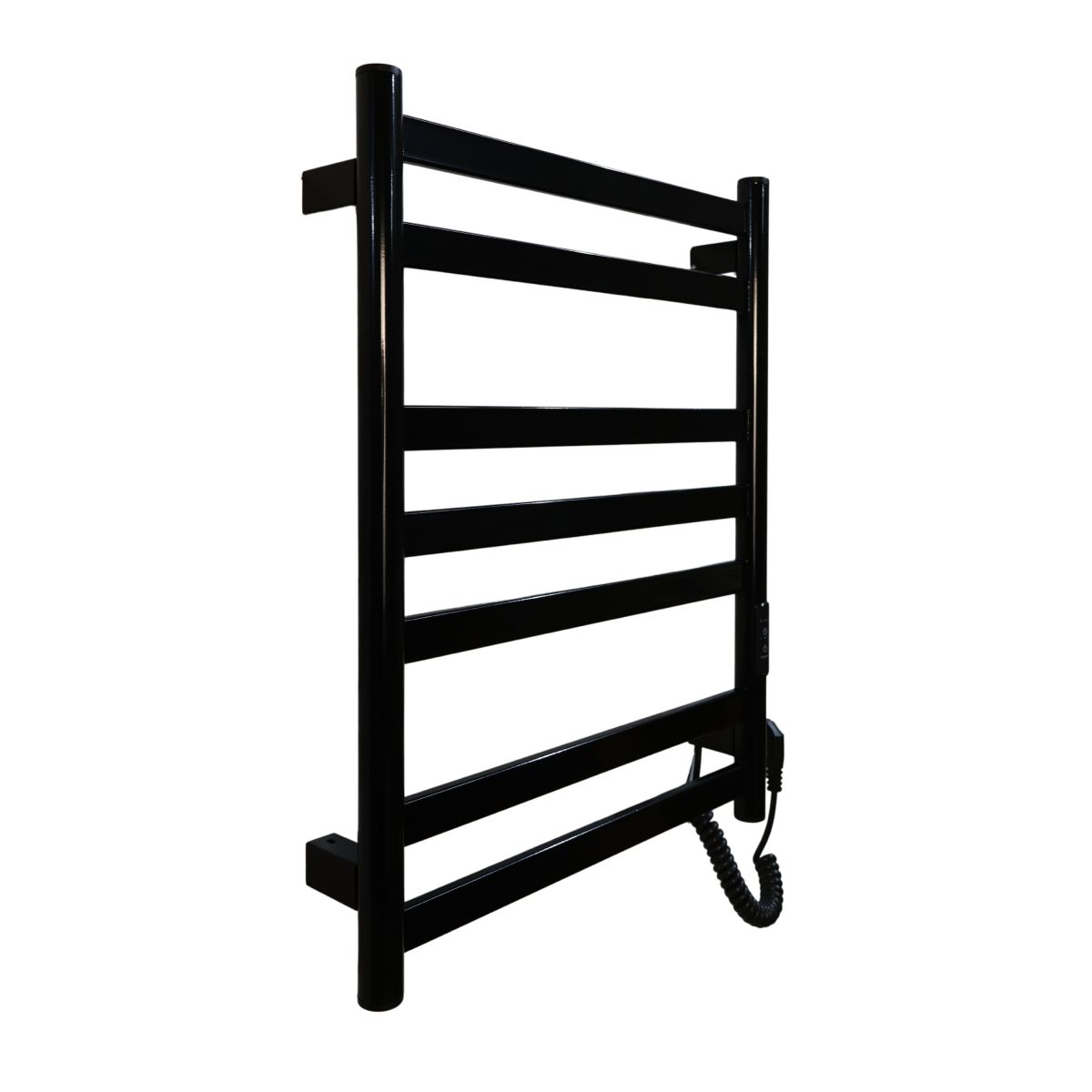 Рушникосушарка електрична Carino MIA з контроллером Чорний глянець 590*490