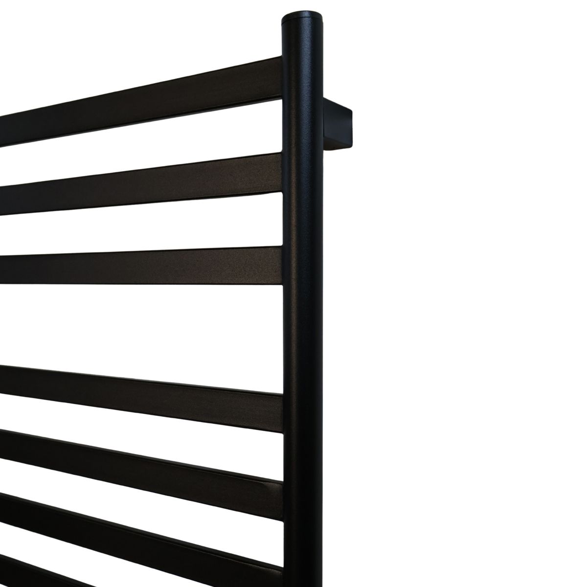 Рушникосушарка електрична MIA з кнопкою Чорний матовий 790*490