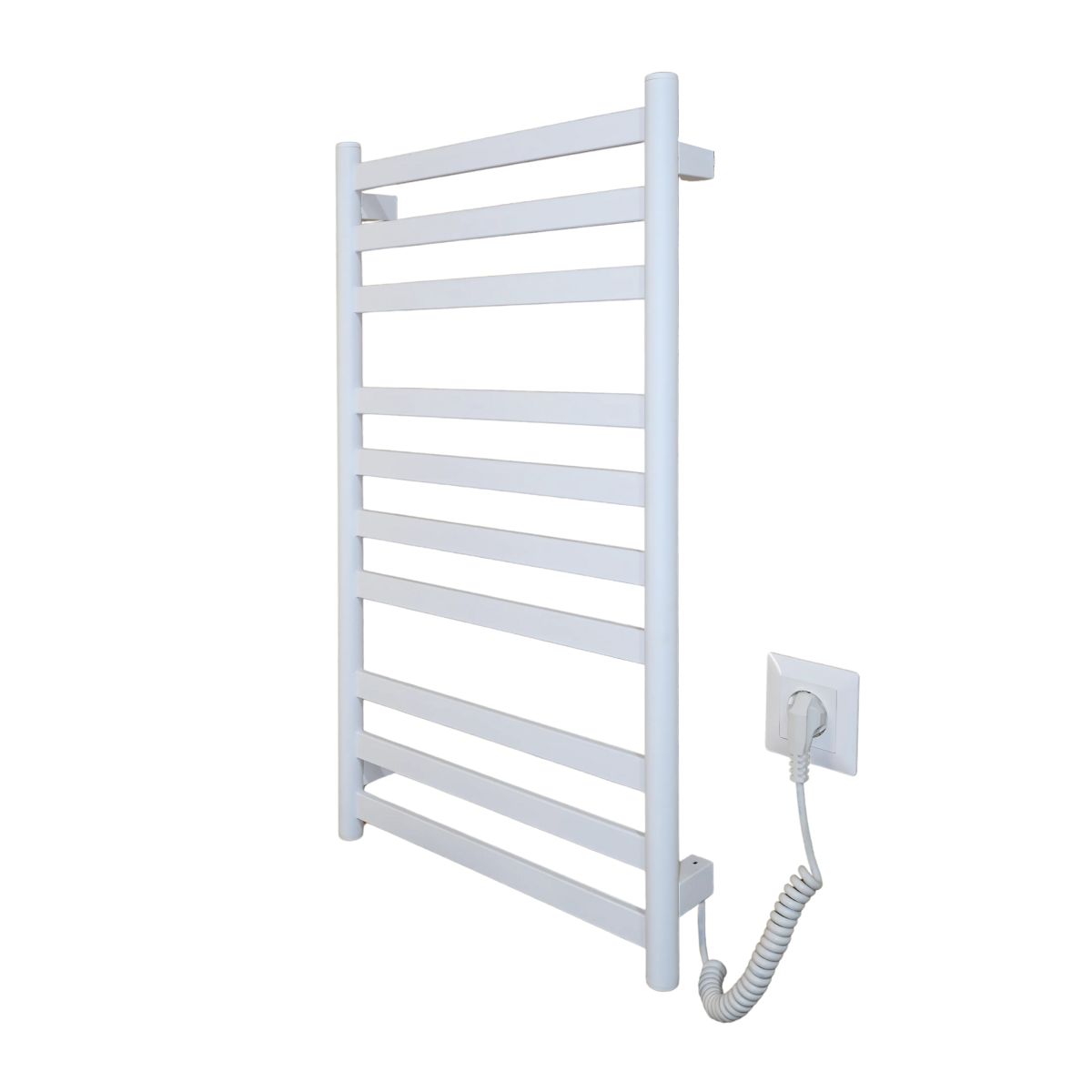 Рушникосушарка електрична Carino MIA з кнопкою Білий матовий 790*490