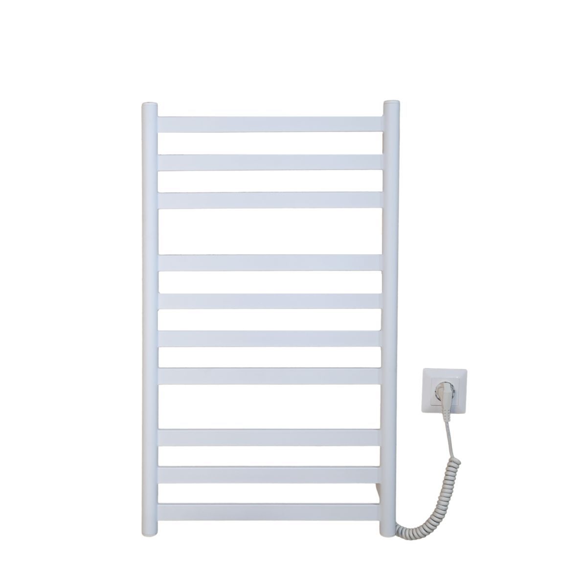 Рушникосушарка електрична Carino MIA з кнопкою Білий матовий 790*490