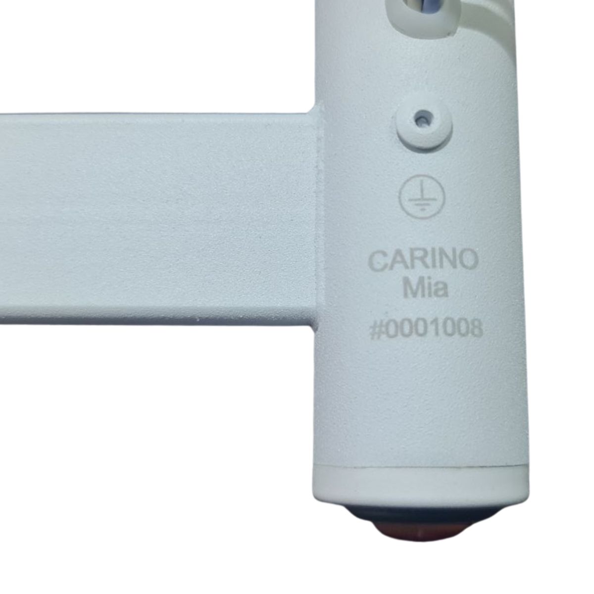 Рушникосушарка електрична Carino MIA з кнопкою Білий матовий 790*490