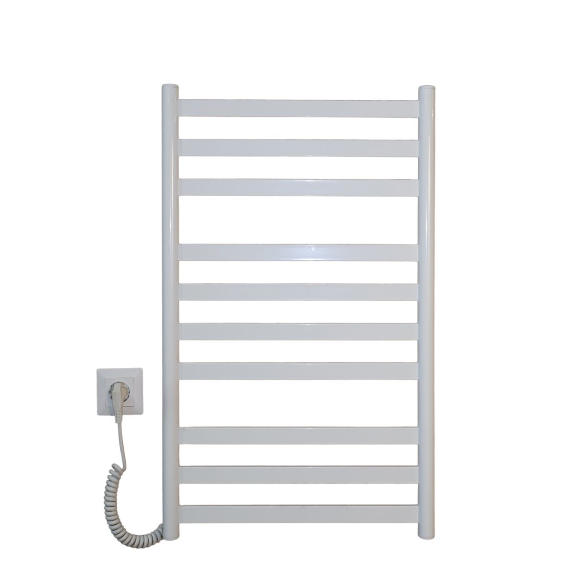 Рушникосушарка електрична Carino MIA з кнопкою Білий глянець 790*490