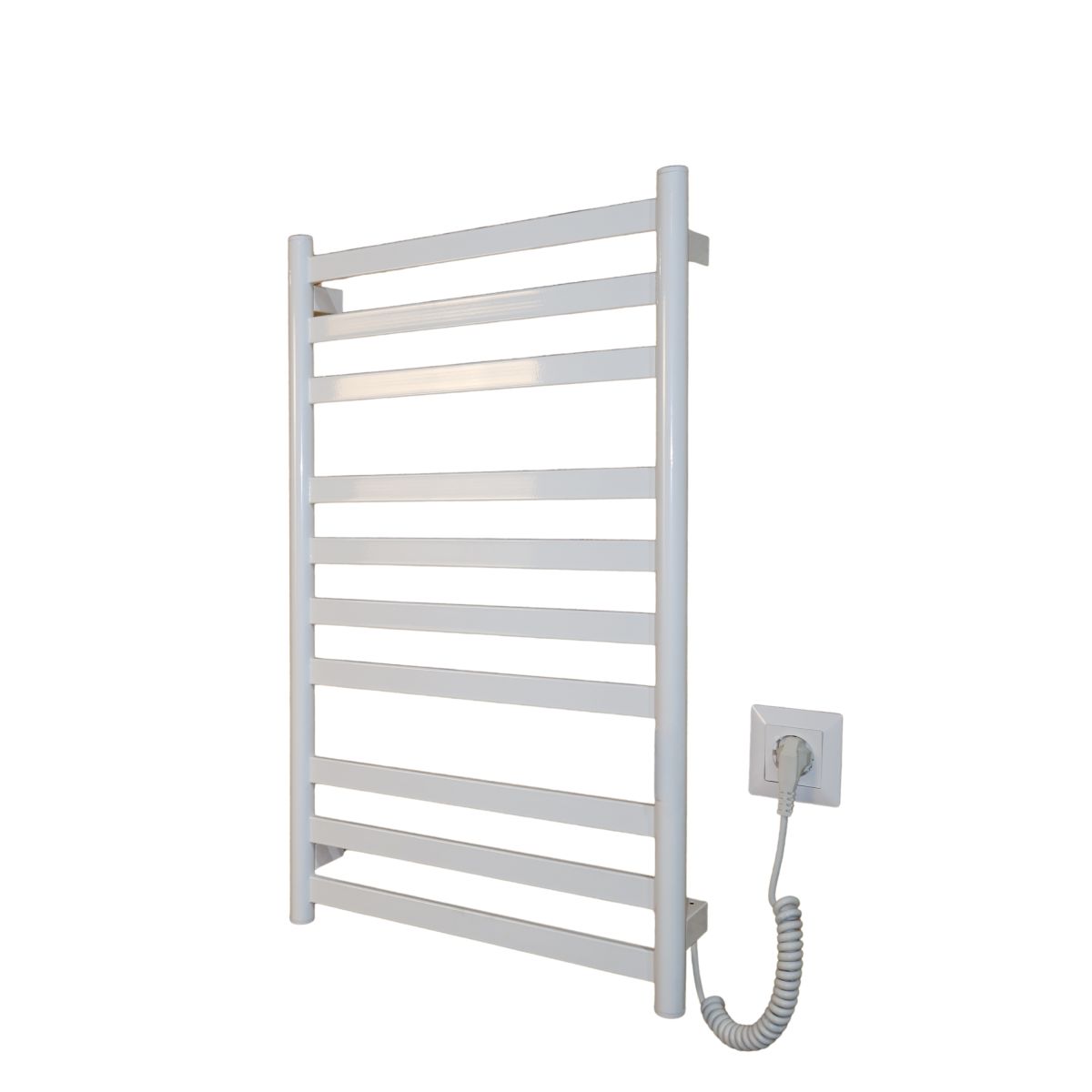 Рушникосушарка електрична Carino MIA з кнопкою Білий глянець 790*490