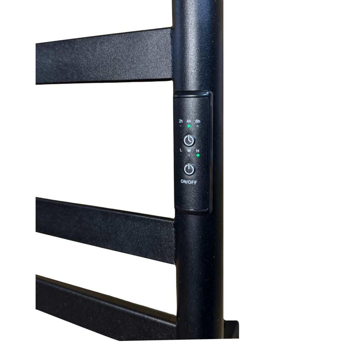 Рушникосушарка електрична Carino MIA з контроллером Чорний матовий 790*490