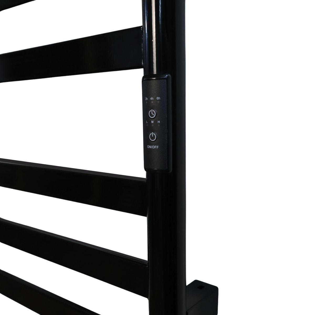 Рушникосушарка електрична Carino MIA з контроллером Чорний глянець 790*490