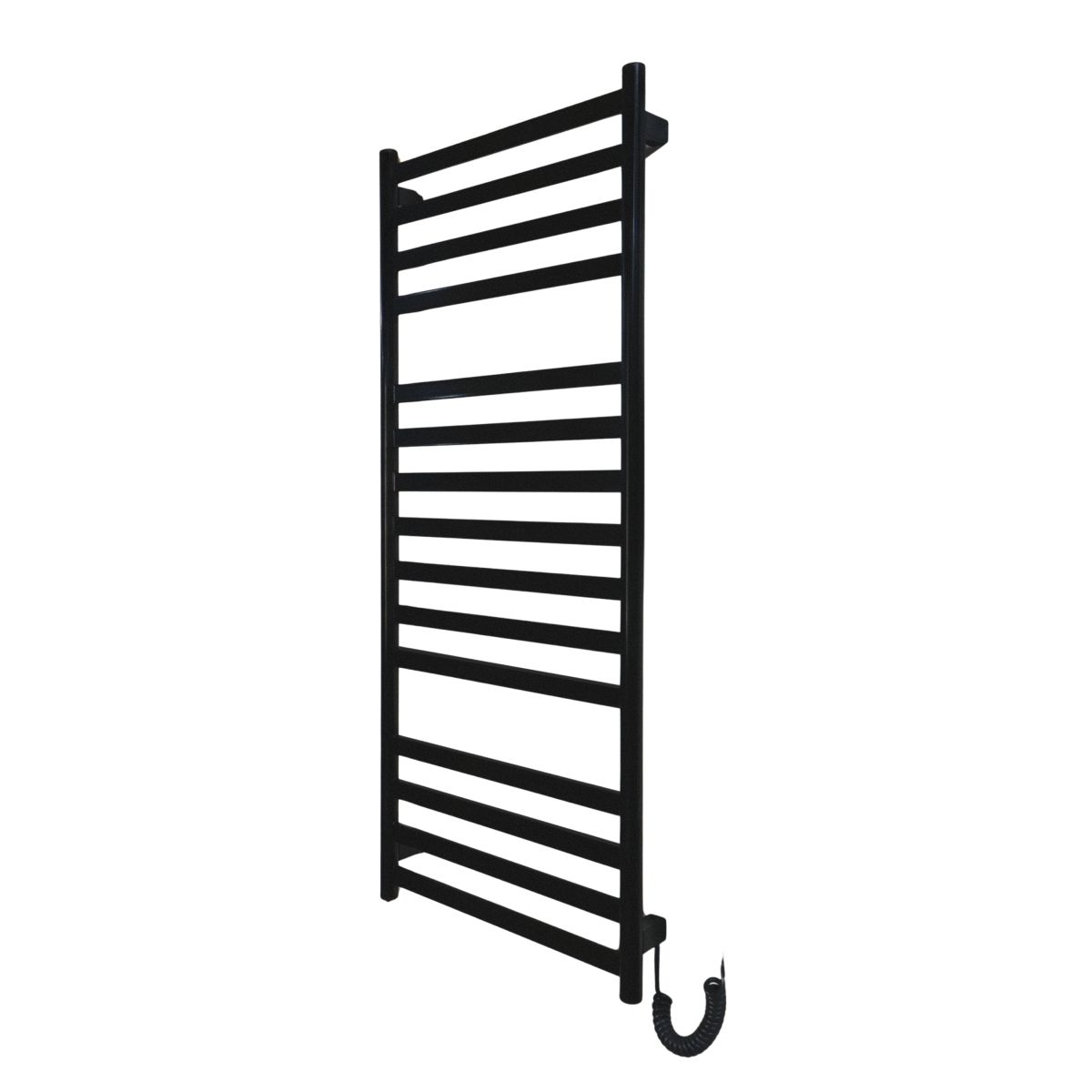 Рушникосушарка електрична Carino MIA з кнопкою Чорний матовий 1190*490