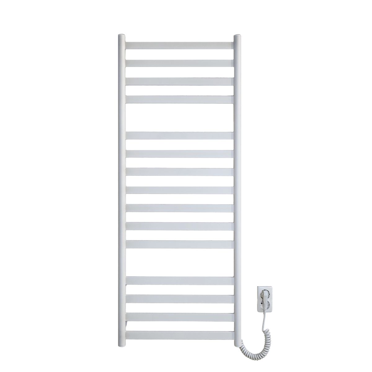 Рушникосушарка електрична Carino MIA з кнопкою Білий матовий 1190*490