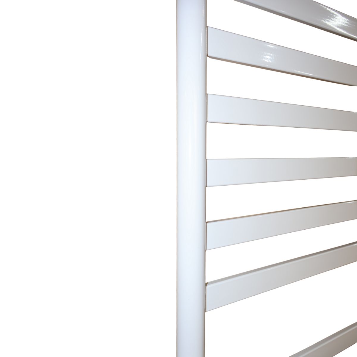 Рушникосушарка електрична Carino MIA з кнопкою Білий глянець 1190*490