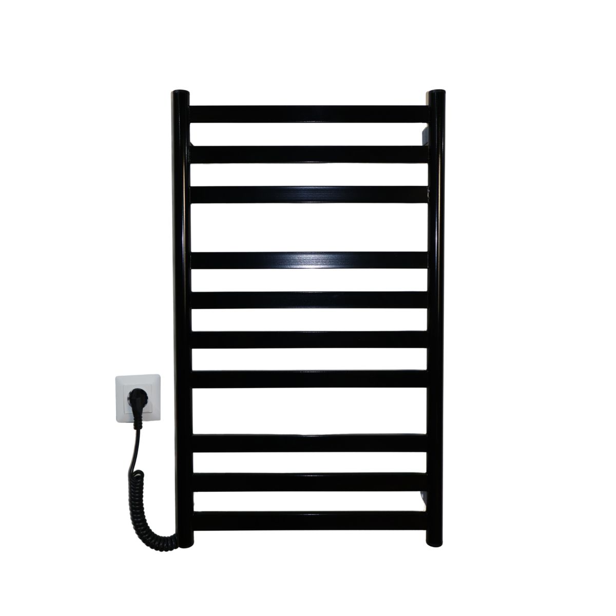 Рушникосушарка електрична Carino MIA з контроллером Чорний глянець 1190*490