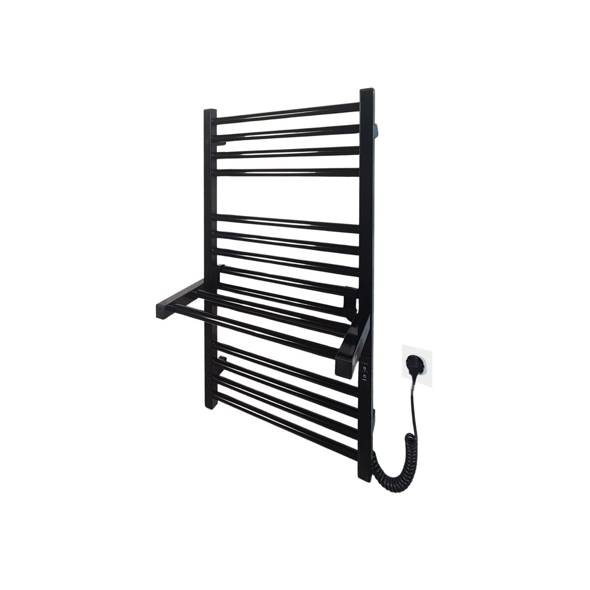 Поличка для рушникосушарки Carino ARIANNA, коротка, Чорний глянець