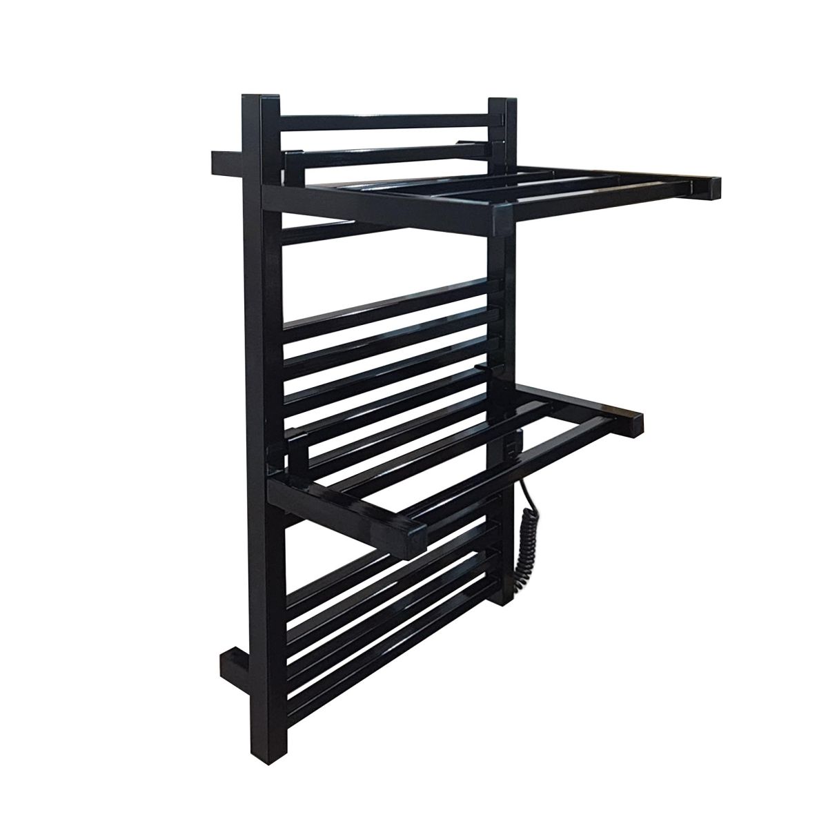 Поличка для рушникосушарки Carino LORENZO, довга, Чорний глянець