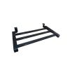 Поличка для рушникосушарки Carino RICARDO, довга, Чорний глянець