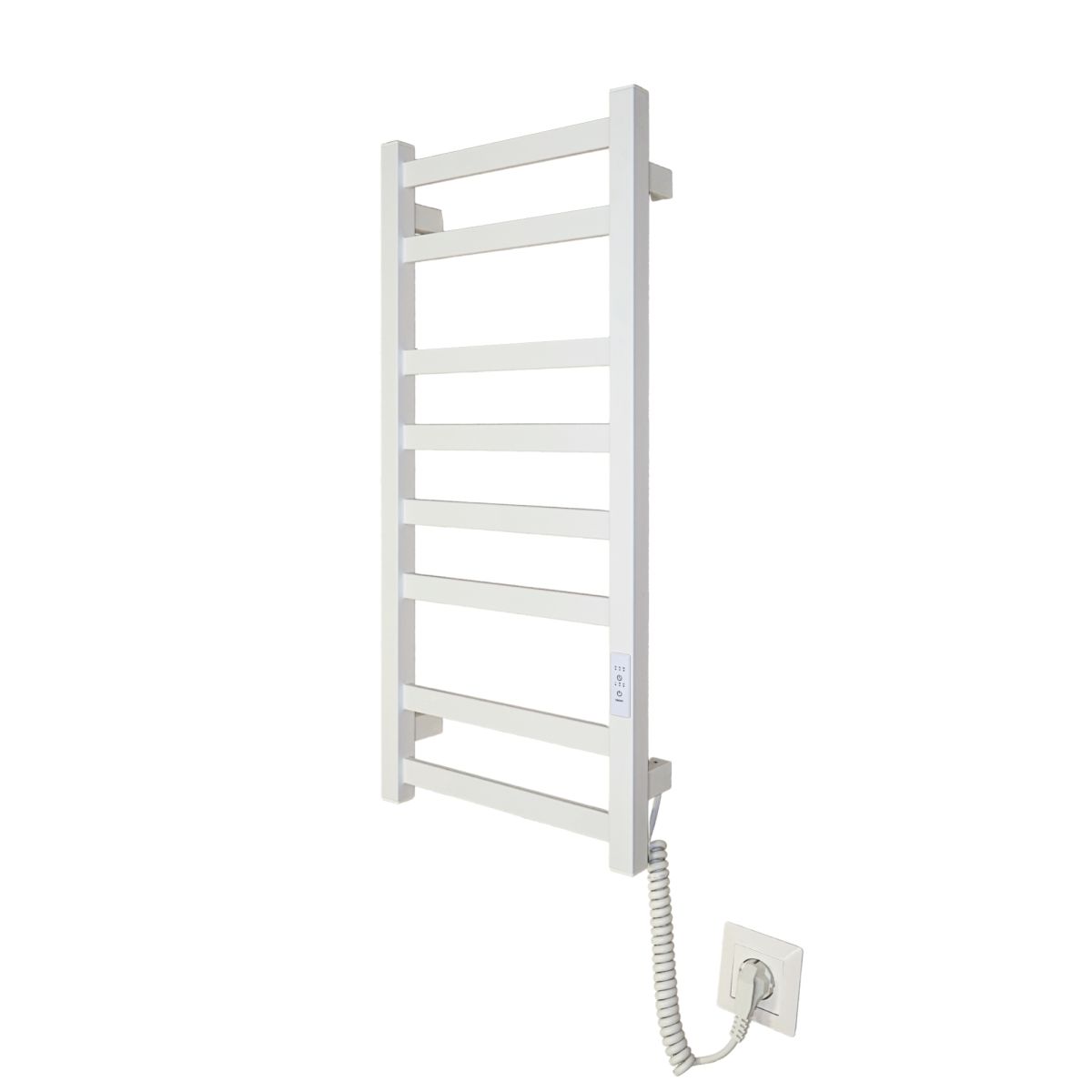 Рушникосушарка електрична Carino LUCA з контроллером Білий мат 790*370