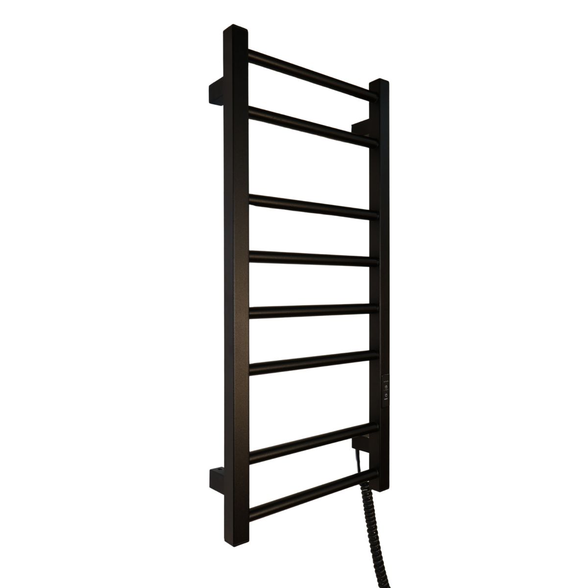 Рушникосушарка електрична Carino NICOLA з контроллером Чорний мат 790*370